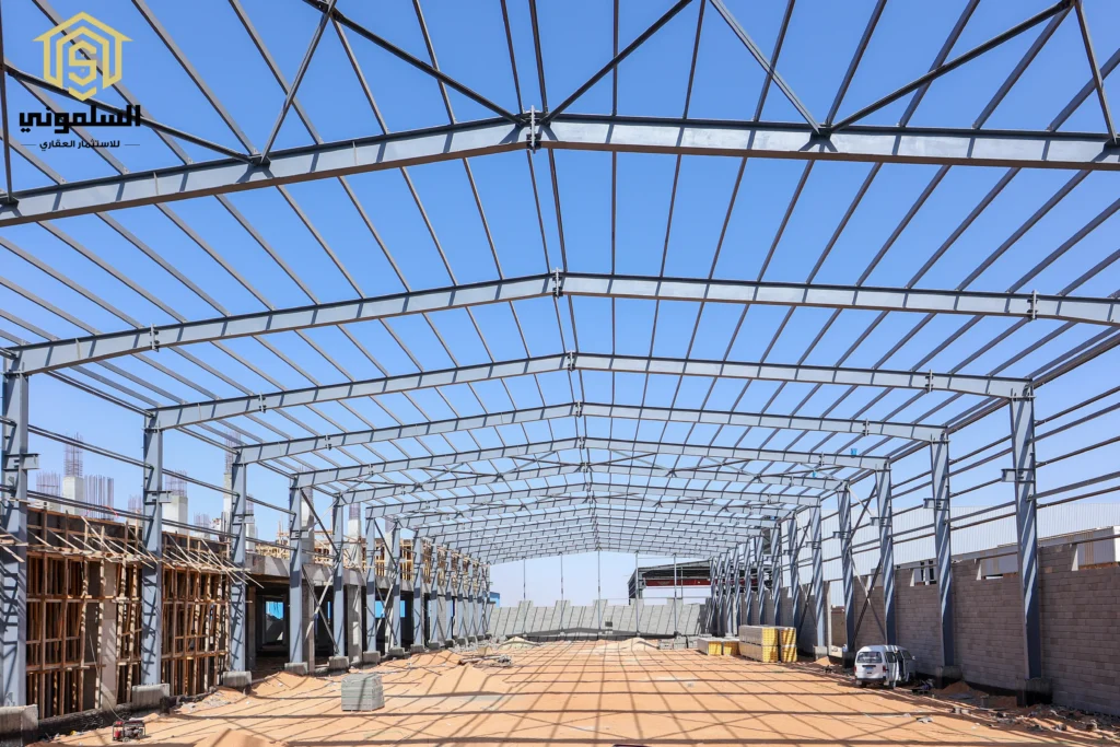 جمالون حديد للمصانع والمخازن